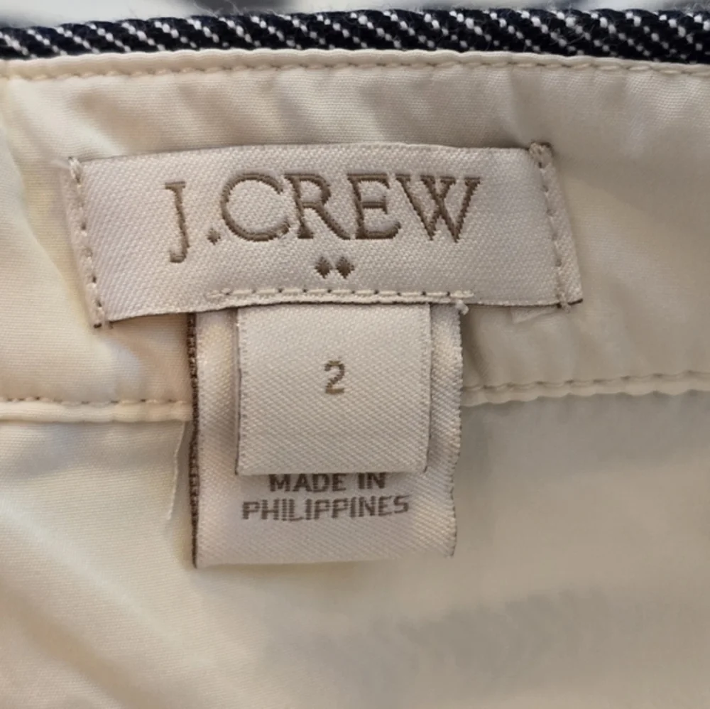 J. Crew Nautical Stripe‎ Pencil Skirt Knee Length Business Casual Womens